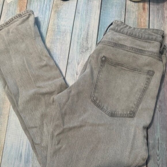 H&M Regular Fit Gray Denim Jeans 30x32 – Light Wash Casual Stretch Pants - Picture 10 of 10